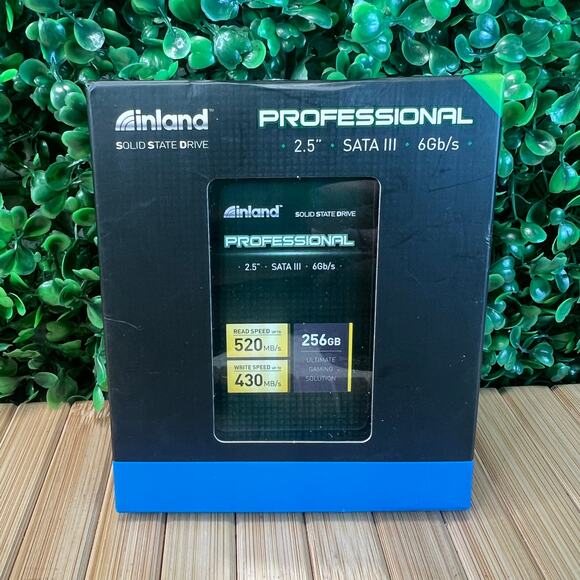 INLAND Professional SSD 256GB 2.5" SATA III 6GB/s Internal Dive Open Box